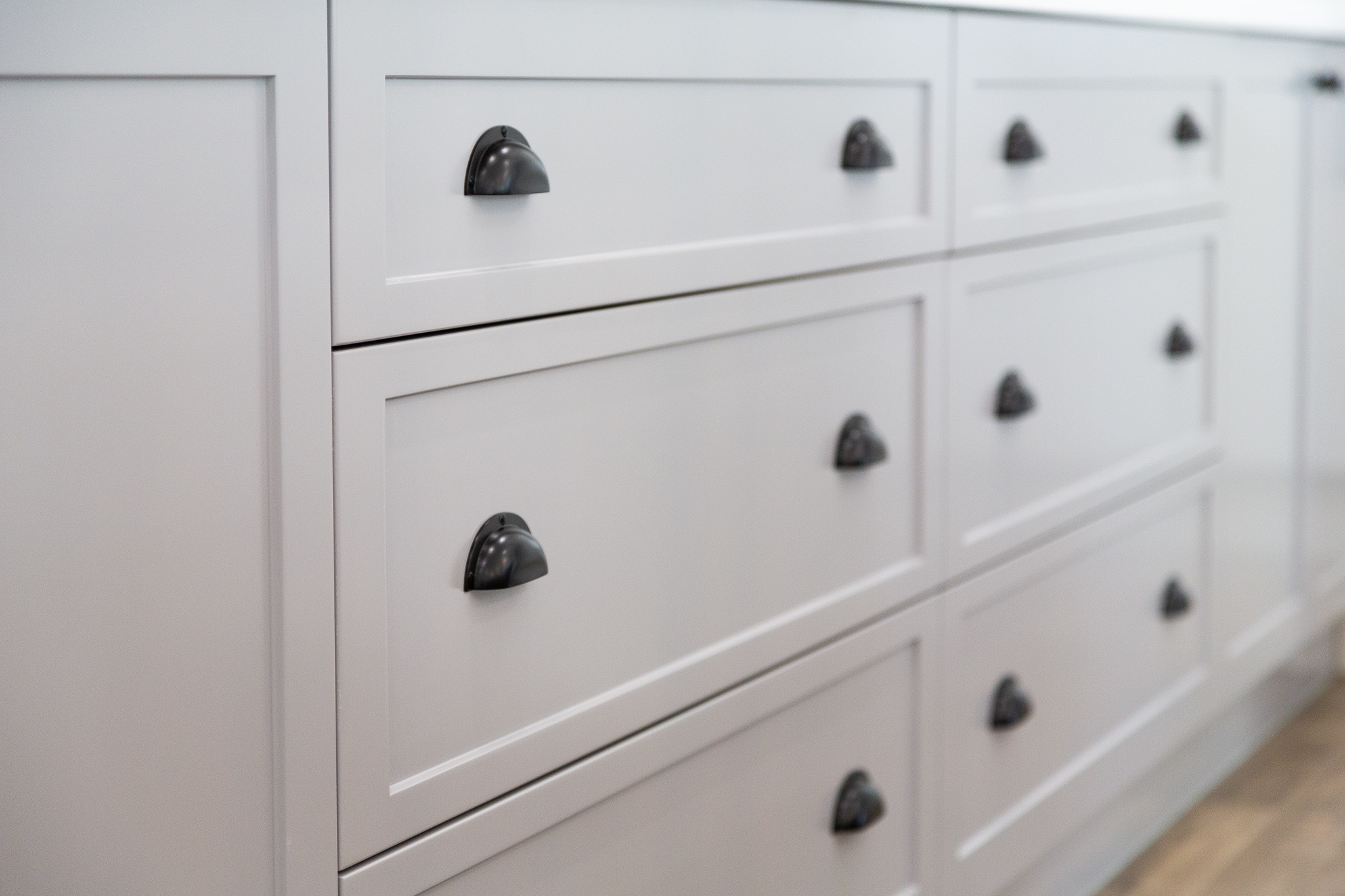 Shaker profile kitchen drawers